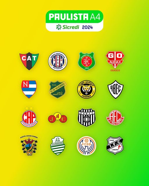 Paulista A4 2024: Nova competição do futebol paulista começa em janeiro com  16 clubes - O Defensor