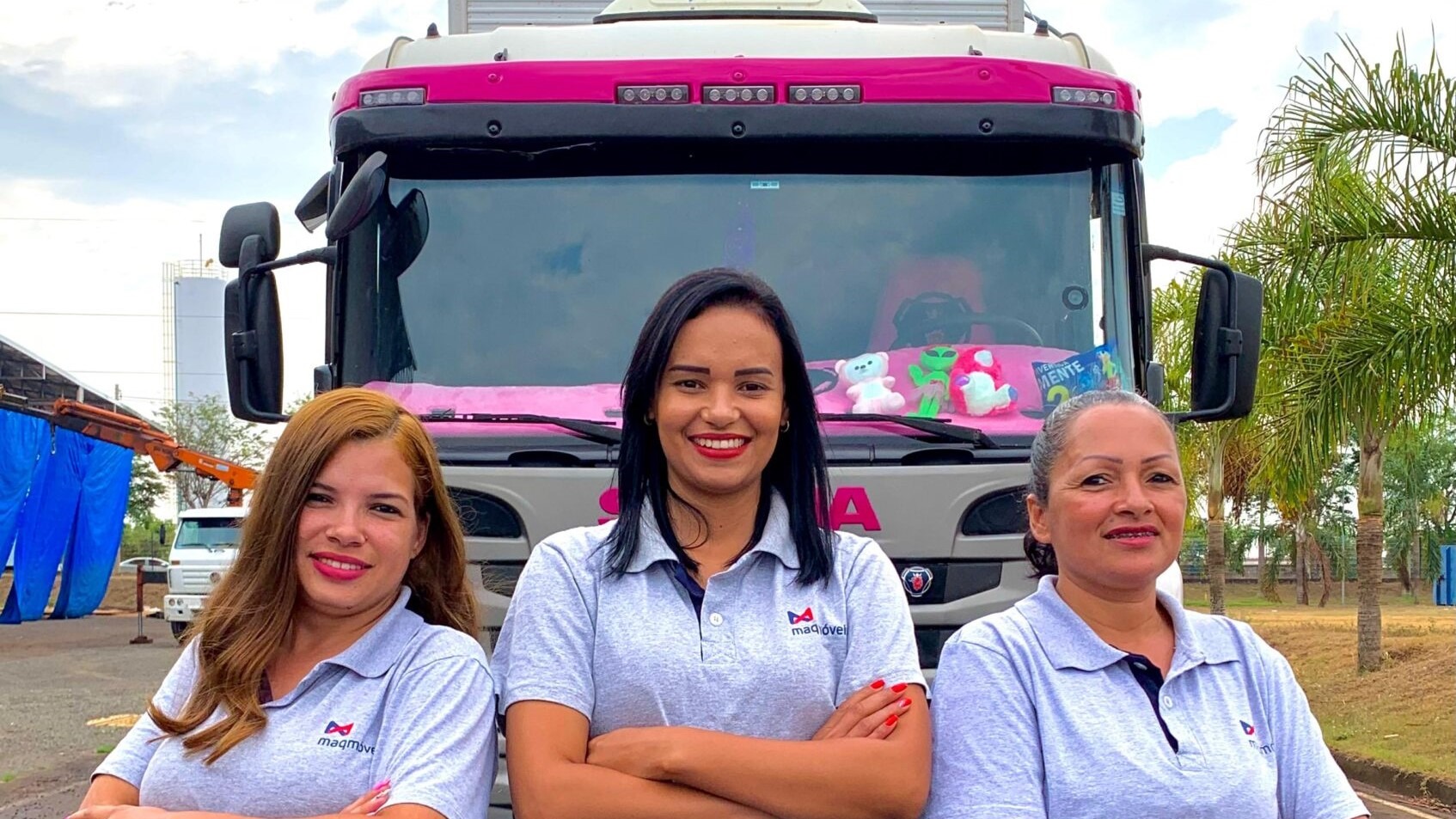 Empoderamento feminino: Motoristas de caminhão se destacam no programa de vagas afirmativas para mulheres da Maqmóveis