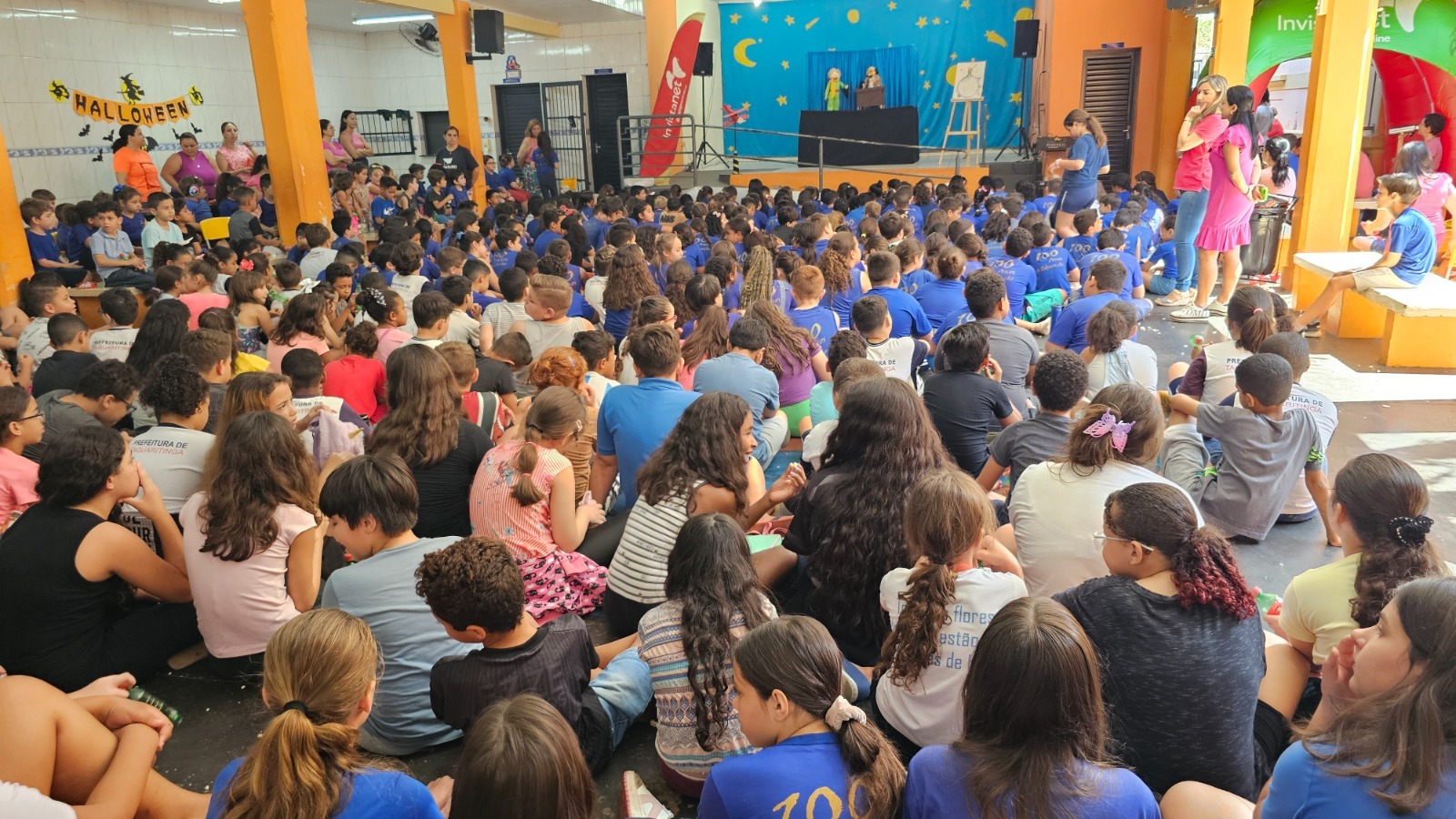 Olhos atentos: Teatro de Fantoches encanta alunos da EMEB Domingues da Silva em Taquaritinga