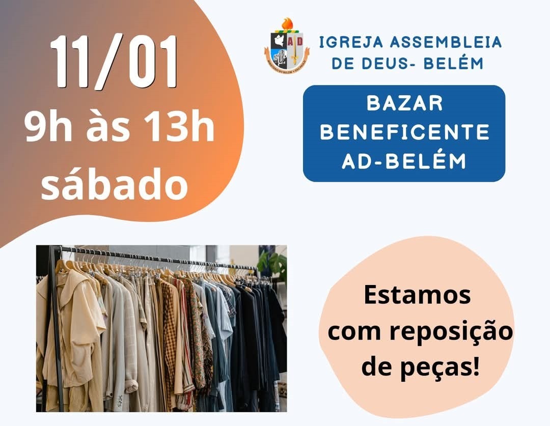 Em Taquaritinga: Bazar Beneficente da Igreja Assembleia de Deus-Belém movimenta solidariedade