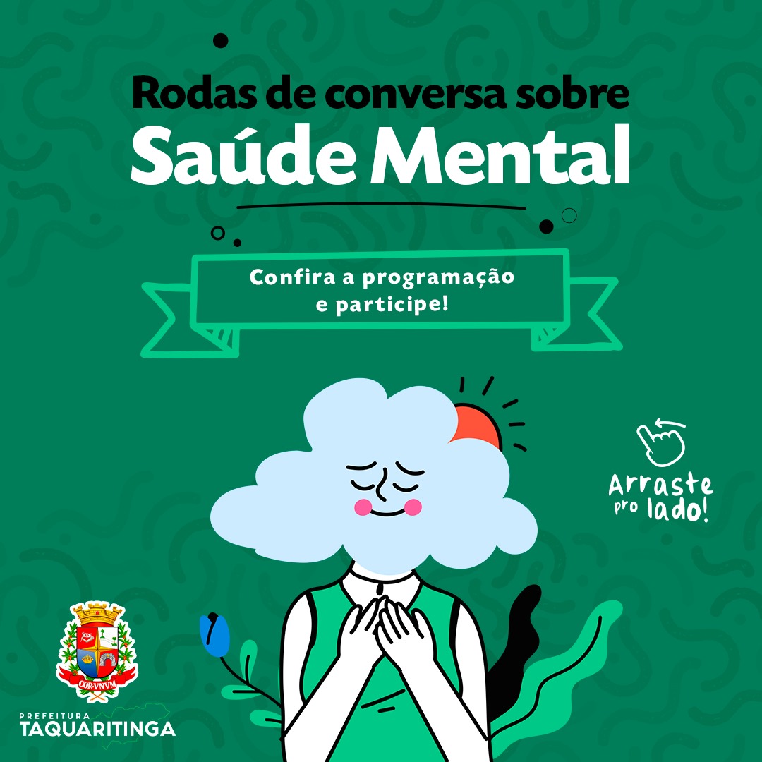 Em Taquaritinga: Saúde promove rodas de conversa sobre saúde mental no Janeiro Branco