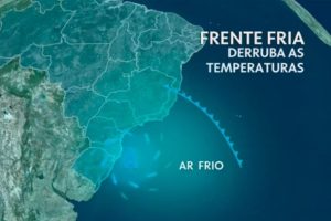 Será? Frente fria ameaça interior de São Paulo com chuvas intensas e ...