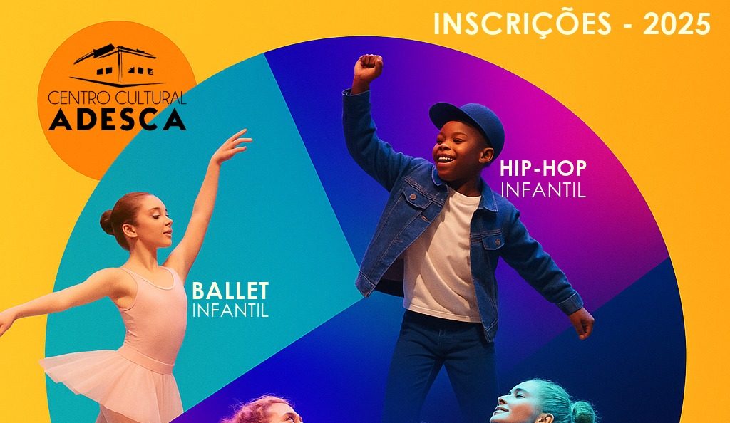 Vagas limitadas: ADESCA abre inscrições para turmas de dança em 2025 e comemora 25 anos de arte e transformação