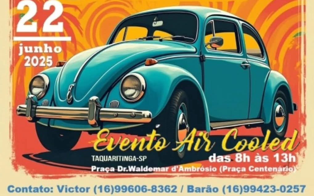 Prepare -se: Taquaritinga celebra o Dia Mundial do Fusca com evento especial em junho