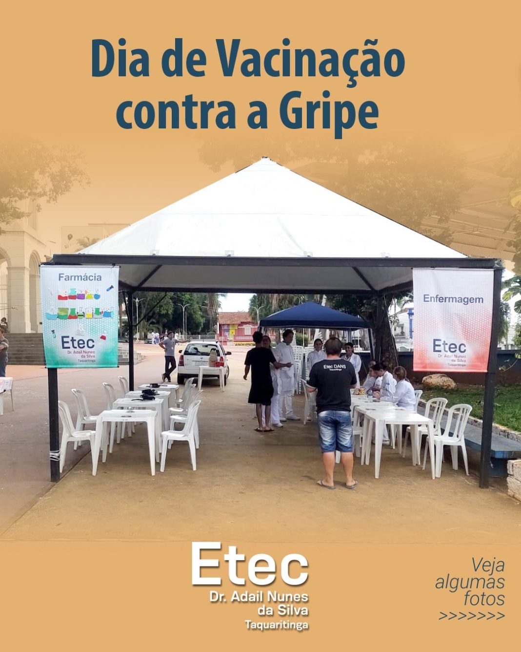 Cuidado essencial: Etec Taquaritinga promove ação de saúde com foco na vacinação contra gripe