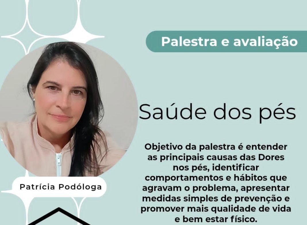 Saúde dos Pés em foco: Palestra gratuita no CRAS oferece orientações e avaliação podológica