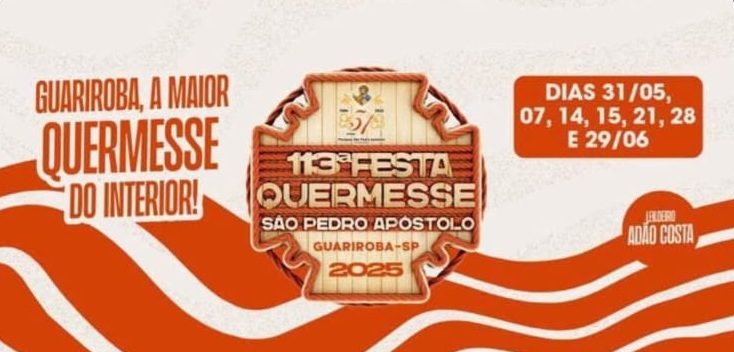 Prepare-se: Guariroba celebra tradição, fé e música com a 113ª Festa em Louvor a São Pedro Apóstolo