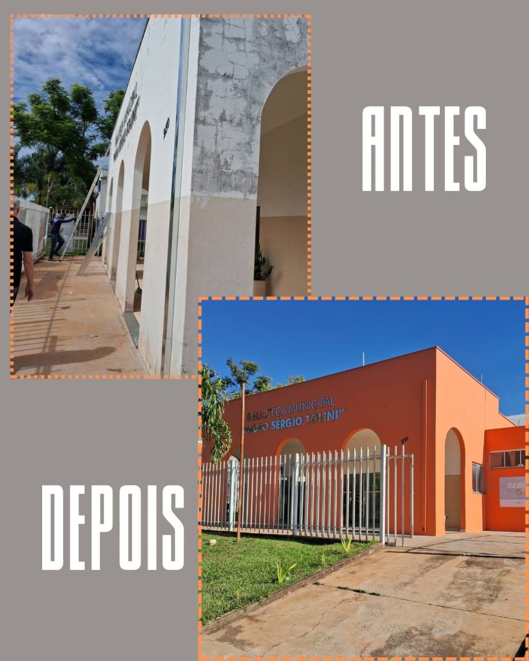 Manutenção: Biblioteca Municipal “Paulo Sérgio Tolini” passa por reforma e melhorias em Santa Ernestina