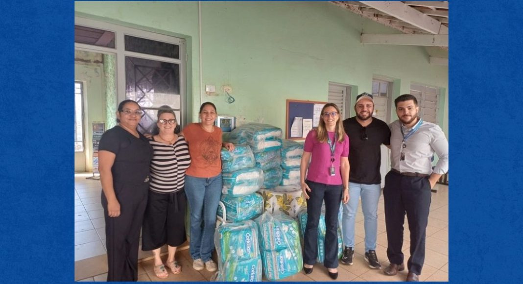 Transformar é preciso: Doação de fraldas da CREDICITRUS fortalece trabalho da Sociedade São Vicente de Paulo