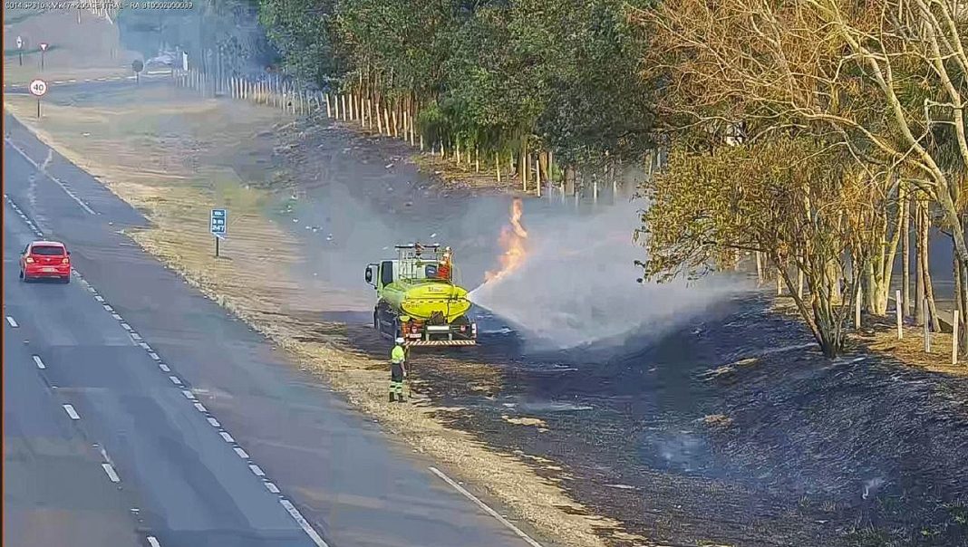 Na região: Ecovias Noroeste Paulista intensifica combate a incêndios durante período de estiagem