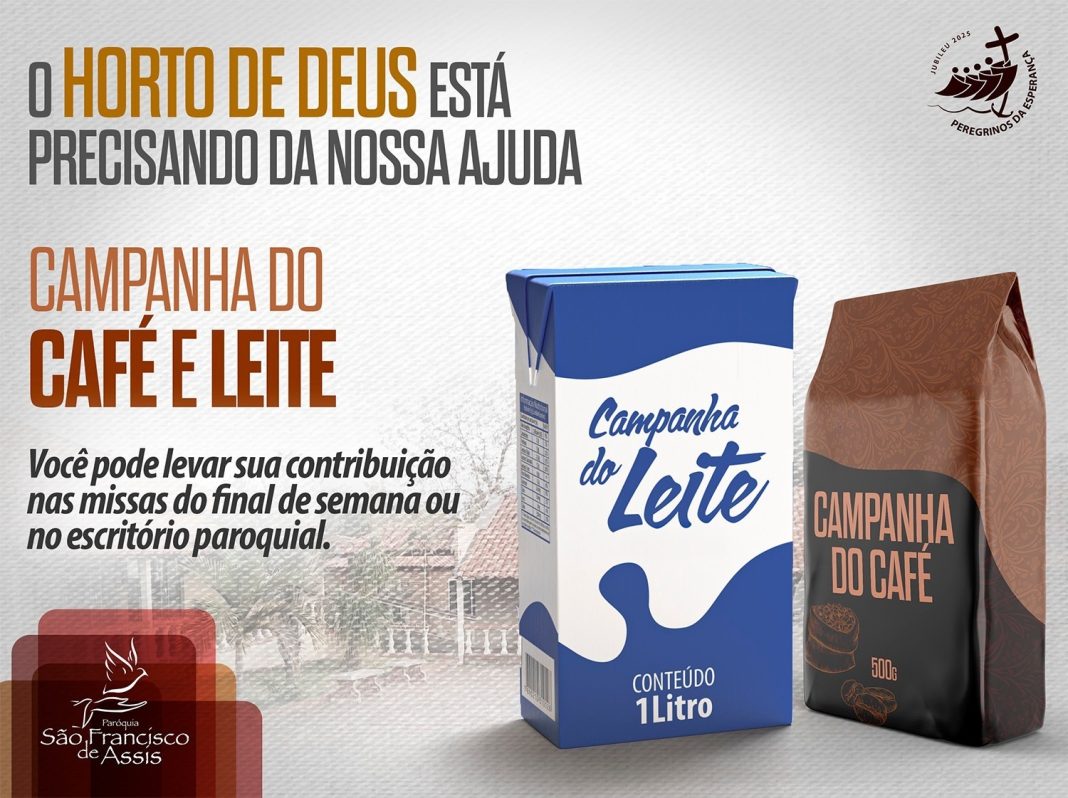 Solidariedade que aquece: Ajude o Horto de Deus na campanha do café e leite
