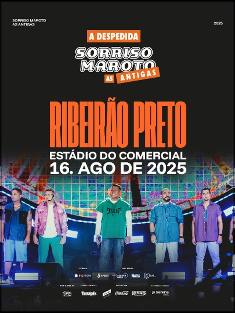 “As Antigas”: Sorriso Maroto anuncia show de despedida da turnê em Ribeirão Preto