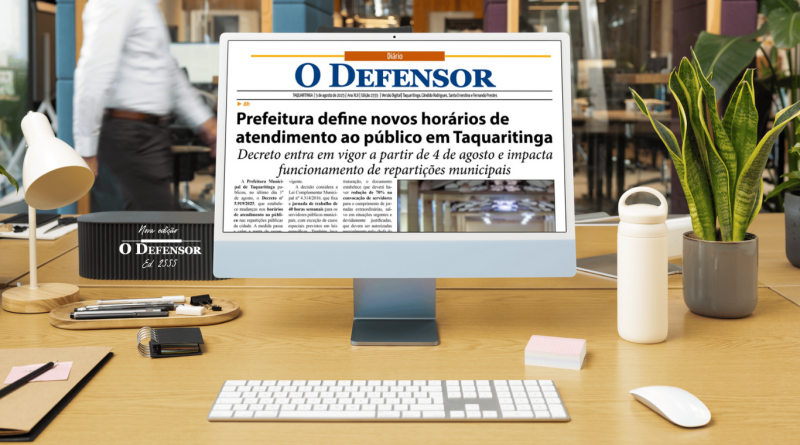 Jornal O Defensor – 05 de agosto de 2025 – Versão Digital