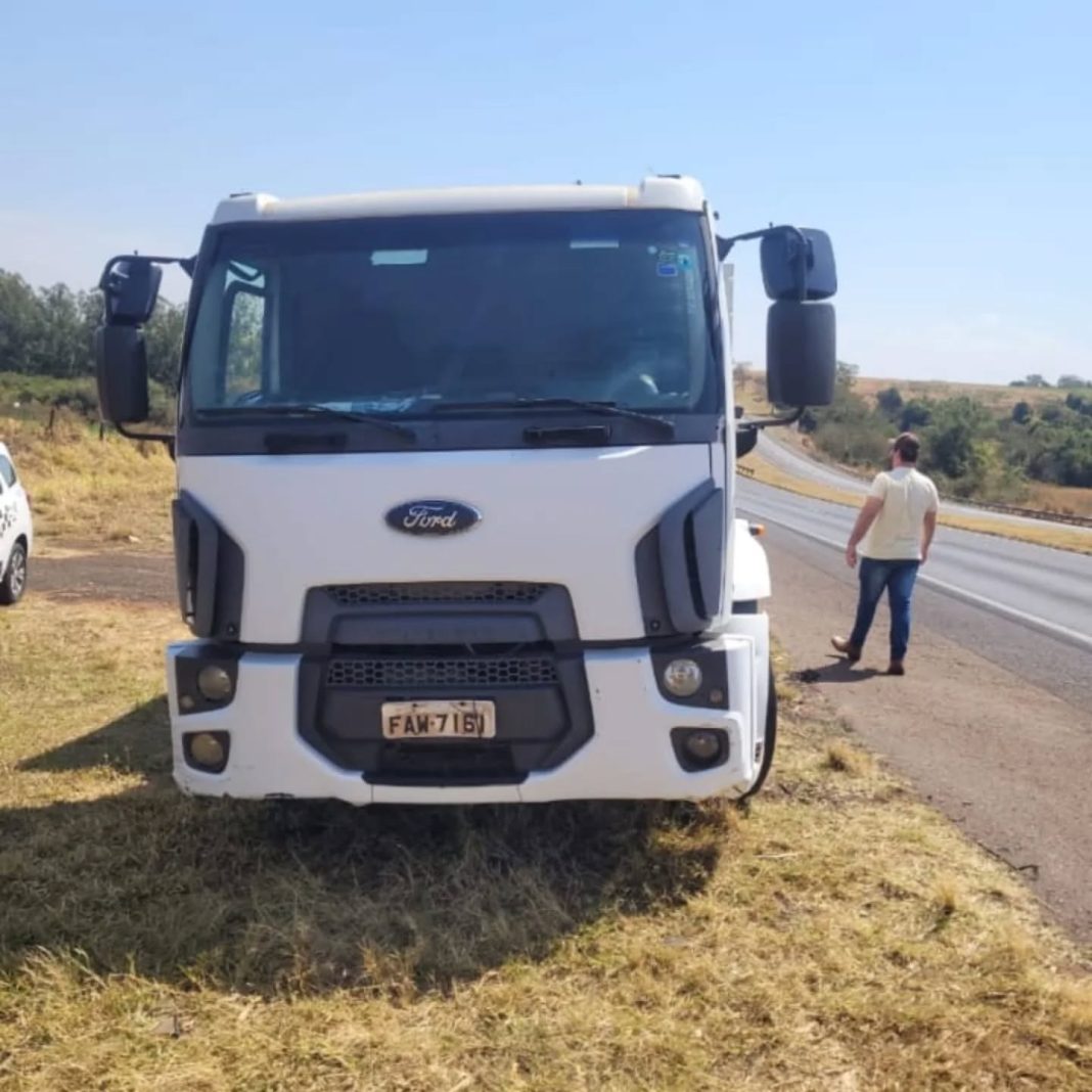 Deu B.O.: Tentativa de furto de caminhão da Prefeitura mobiliza polícia em Taquaritinga