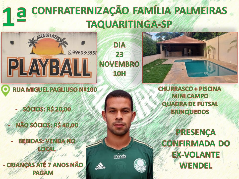 Celebração: Família Palmeiras Taquaritinga celebra 1º ano de sua sede com grande confraternização