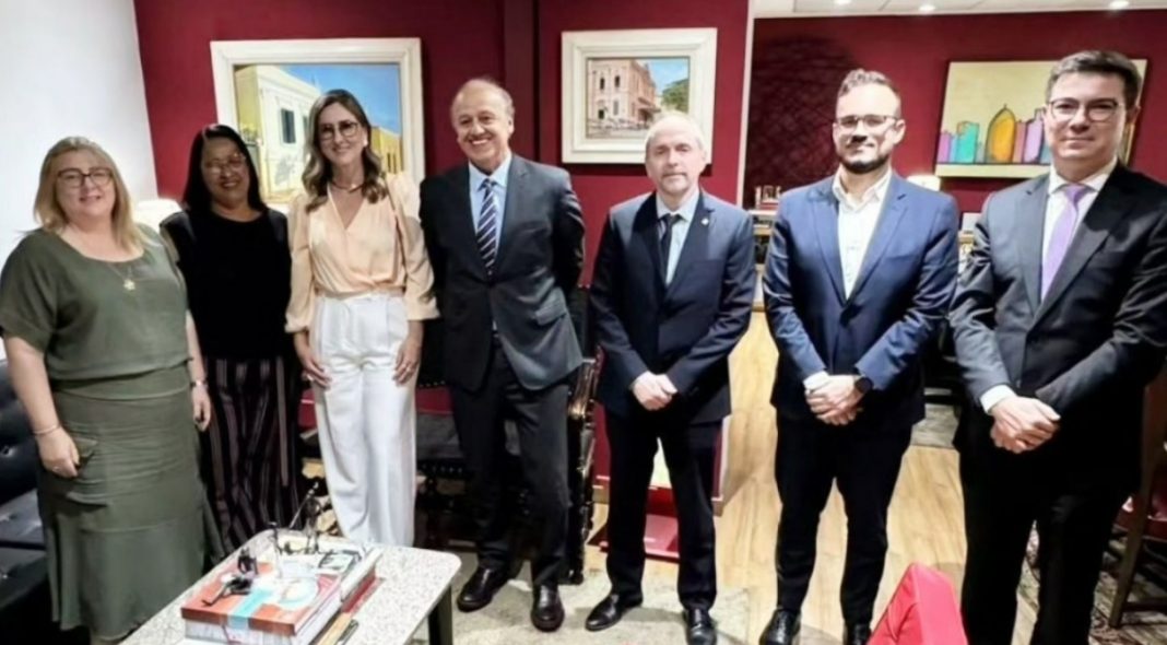 Diálogo: Superintendente do IPREMT participa de reunião no TCE-SP sobre sustentabilidade previdenciária