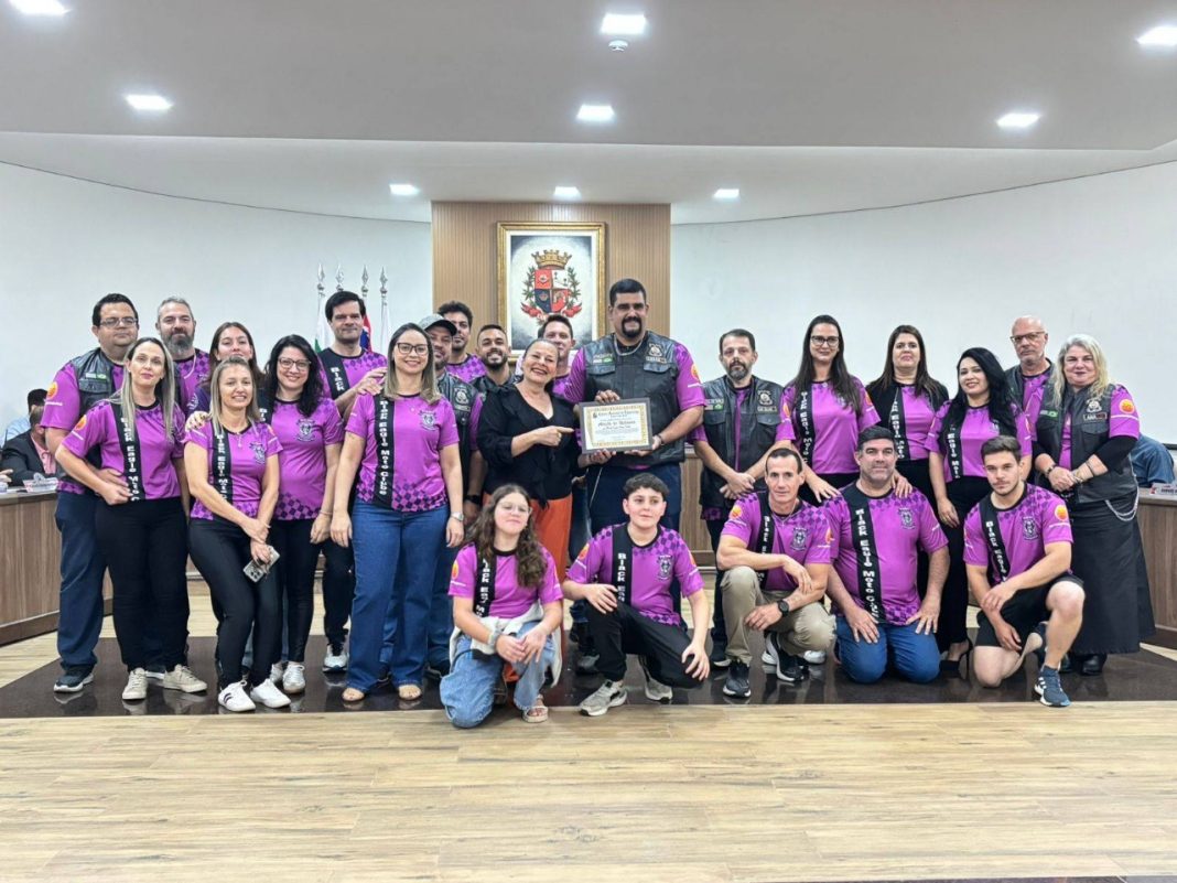 Força de Solidariedade: Câmara de Taquaritinga homenageia Black Eagle Moto Clube com Moção de Aplausos