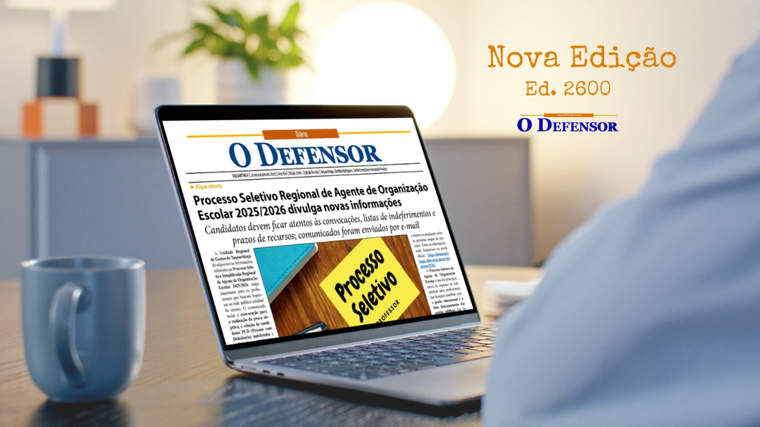 Jornal O Defensor – 10 de outubro de 2025 – Versão Digital