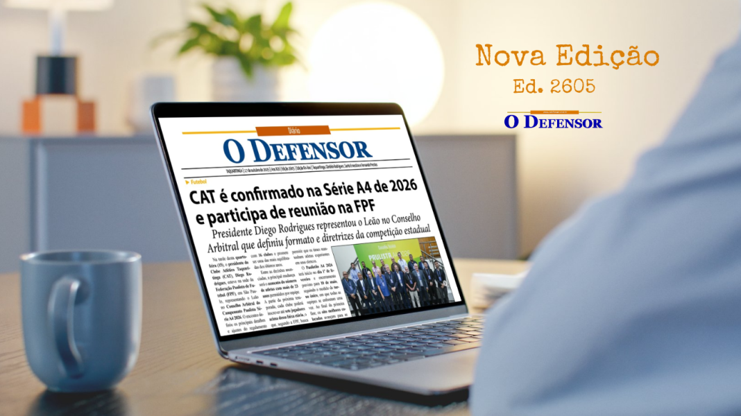 Jornal O Defensor – 17 de outubro de 2025 – Versão Digital
