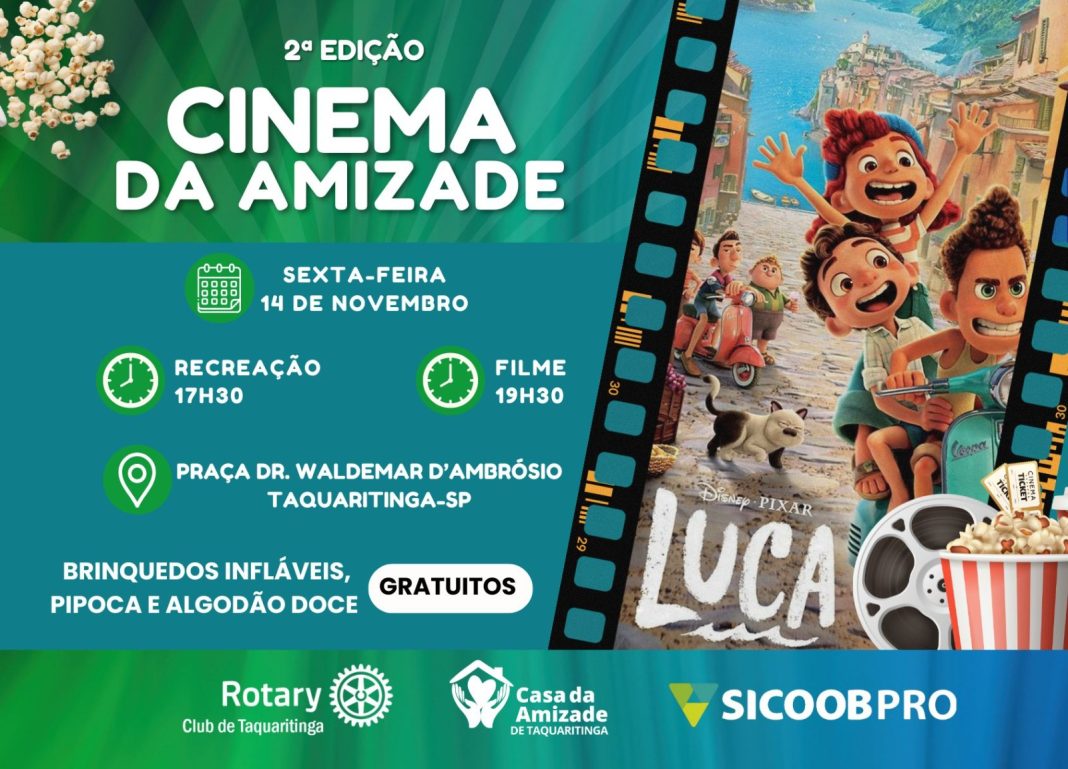 Mais uma edição: Cinema da Amizade promove nova noite de diversão gratuita