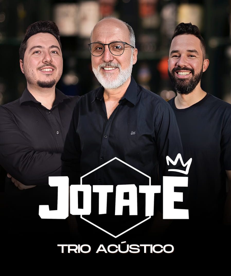 Cena local: Noite musical no Recanto terá apresentação do trio acústico Jotatê