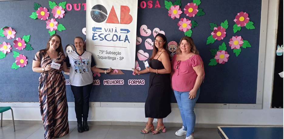 Em Fernando Prestes: OAB leva palestra sobre violência doméstica à Escola Francisco Sales de Almeida Leite