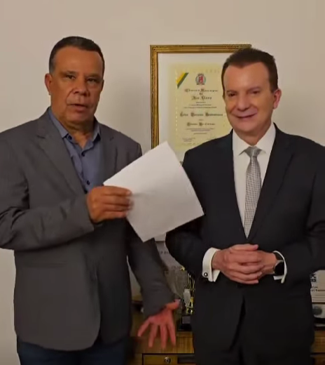 Vereador: Raimundo do Rancho solicita ambulância para Taquaritinga em reunião com deputado federal Celso Russomano