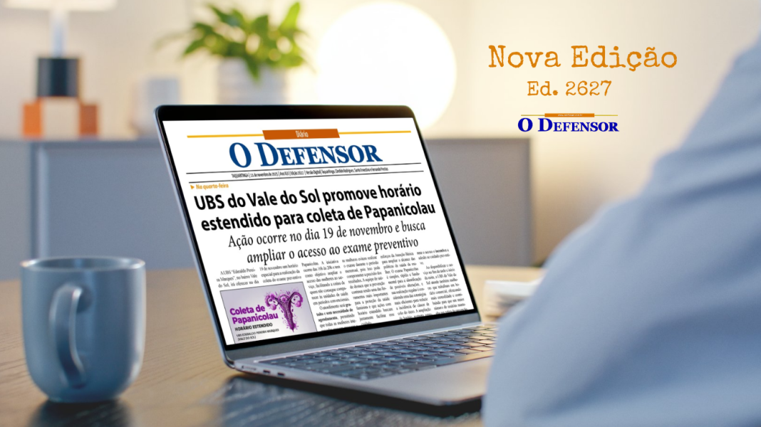Jornal O Defensor – 18 de novembro de 2025 – Versão Digital