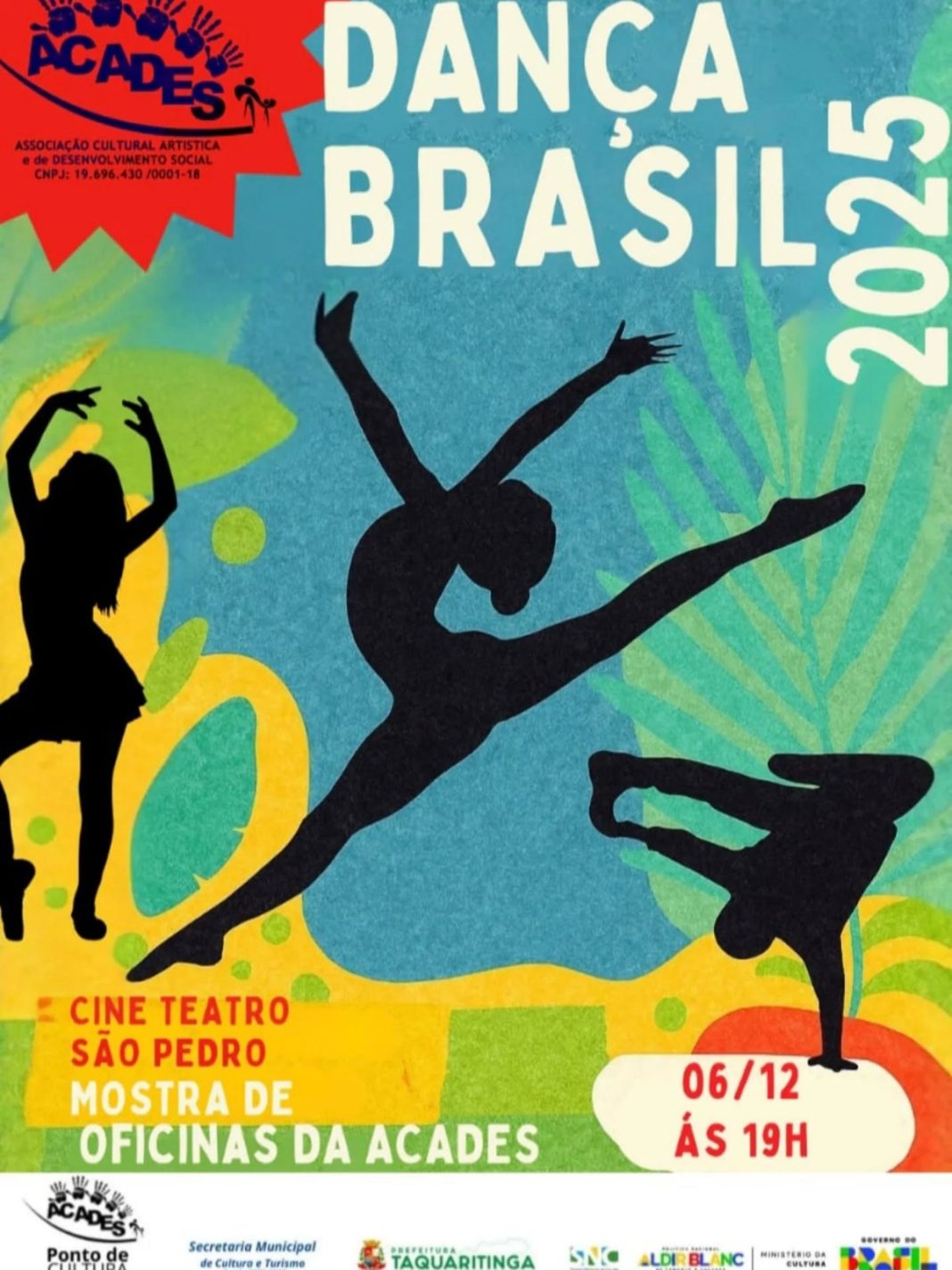 Cultura: ACADES promove noite especial de encerramento com mostra ‘Dança Brasil 2025’