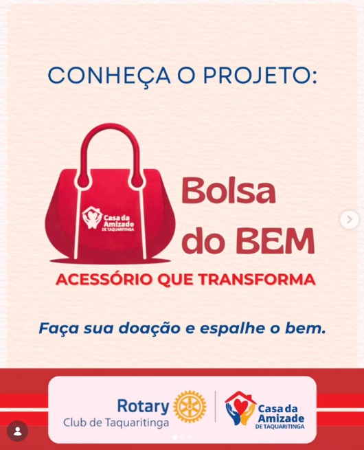 Autoestima: Casa da Amizade lança Projeto Bolsa do Bem e mobiliza Taquaritinga em ação de valorização feminina