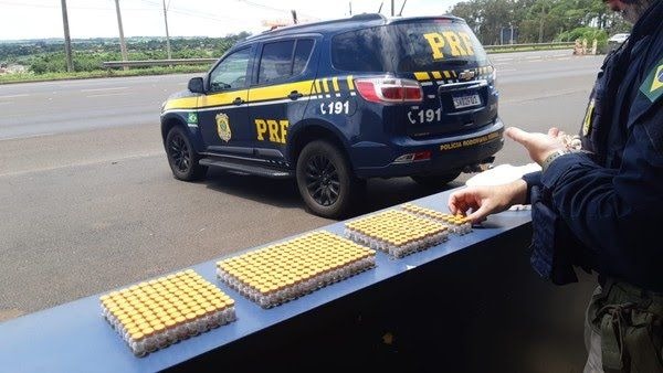 Na região: PRF apreende 420 ampolas de medicamento controlado avaliado em R$ 200 mil na BR-153