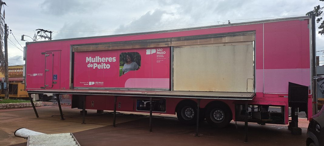 Saúde pública: Carreta da Mamografia chega a Taquaritinga com exames gratuitos