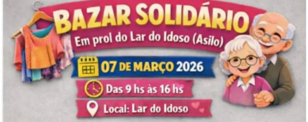 Para AVCB: Bazar Solidário busca recursos para garantir segurança no Lar do Idoso