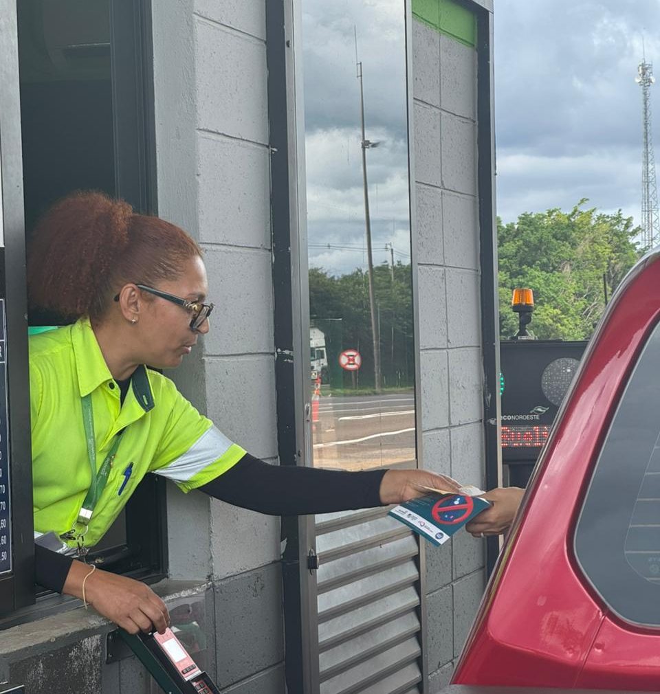 Em Araraquara: Ecovias promove ações educativas de segurança no trânsito na rodovia Washington Luís