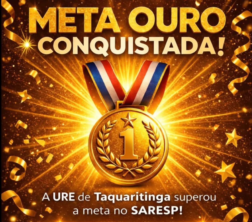 Resultado expressivo: URE de Taquaritinga supera meta no SARESP e celebra avanço nos indicadores educacionais