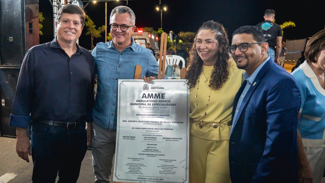 Na região: Inauguração do AMME em Jaboticabal reúne lideranças políticas e destaca atuação na área da saúde