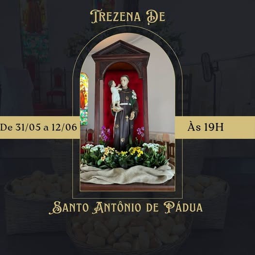 Ato de fé: Paróquia de Cândido Rodrigues inicia Trezena de Santo Antônio com programação religiosa e ação solidária