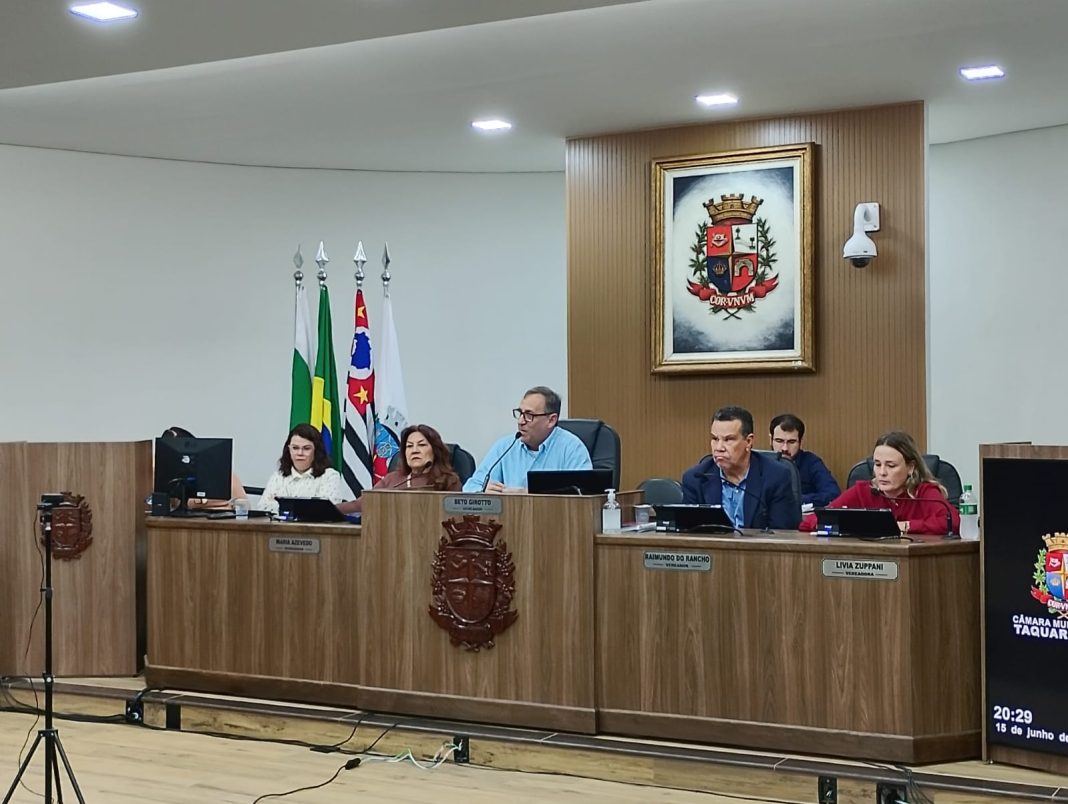 Legislativo: Câmara de Taquaritinga aprova seis projetos durante sessão ordinária com pautas de saúde, servidores e ações sociais