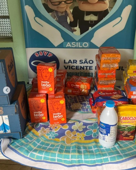 Boa ação: Lar São Vicente de Paulo recebe doação da União Vôlei e reforça importância da solidariedade