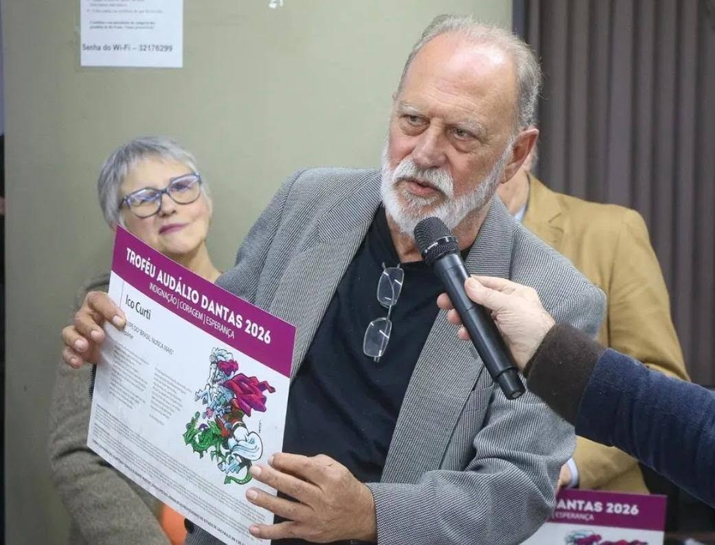 Gente nossa: Taquaritinguense Ico Curti recebe Prêmio Audálio Dantas por participação no projeto Brasil: Nunca Mais