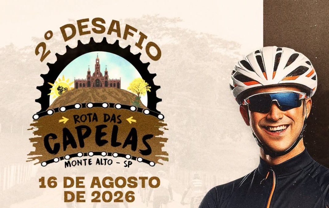 Em Monte Alto: 2º Desafio Rota das Capelas abre inscrições e convida ciclistas para percursos de até 90 quilômetros