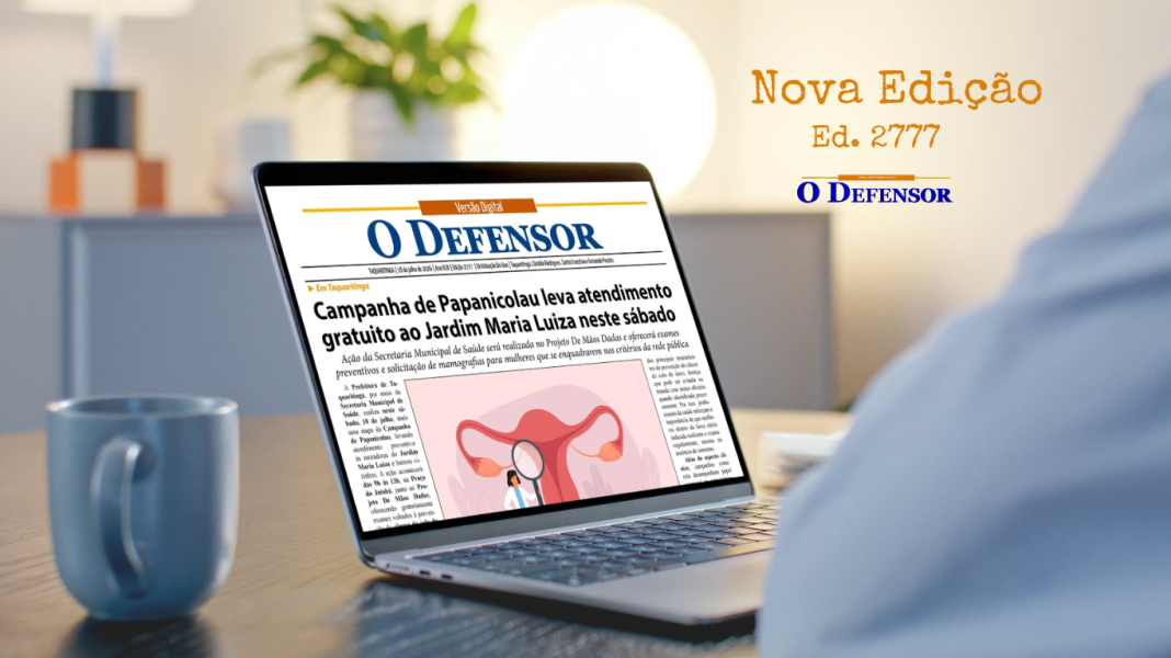 Jornal O Defensor – 18 de julho de 2026 – Versão Digital