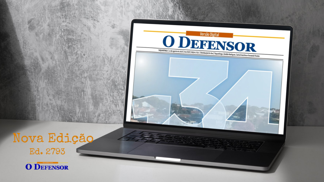 Jornal O Defensor – 14 de agosto de 2026 – Versão Digital
