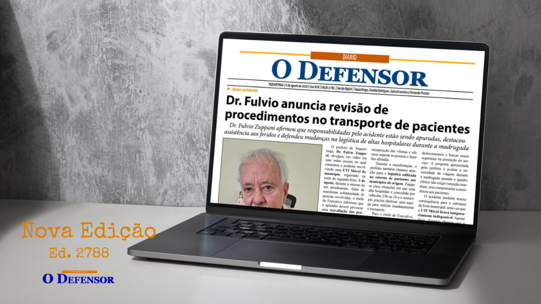 Jornal O Defensor – 6 de agosto de 2026 – Versão Digital