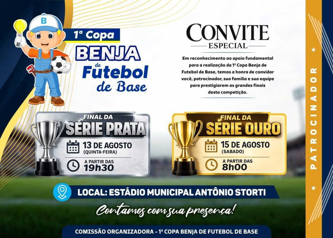 Futebol de base: Grandes finais da 1ª Copa Benja movimentam Estádio Antônio Storti em Taquaritinga