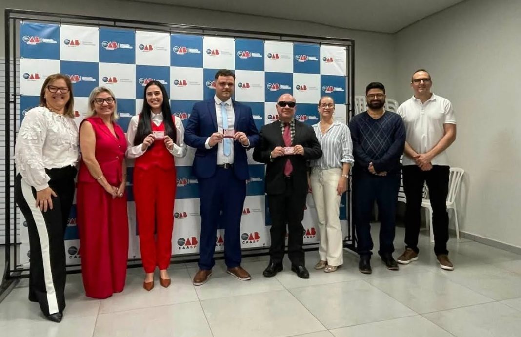 Atuação: OAB Taquaritinga realiza solenidade de entrega de carteiras e dá as boas-vindas a novos advogados
