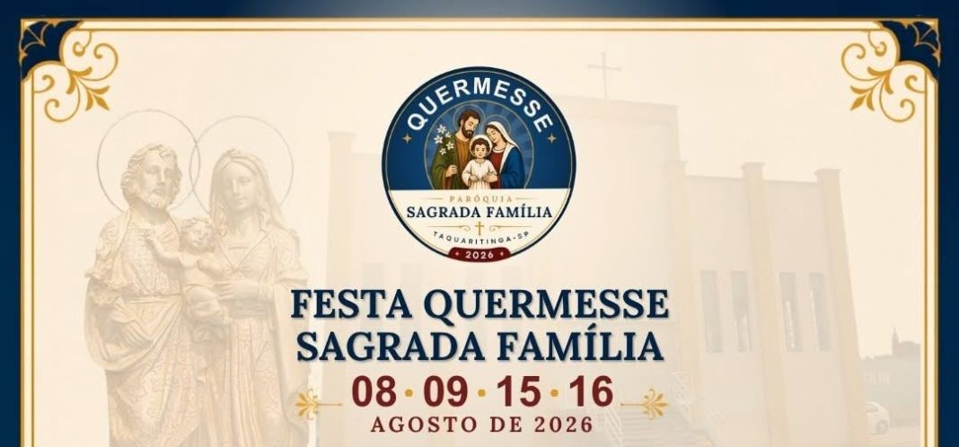 Atividades: Quermesse Sagrada Família terá quatro noites de atrações musicais em Taquaritinga