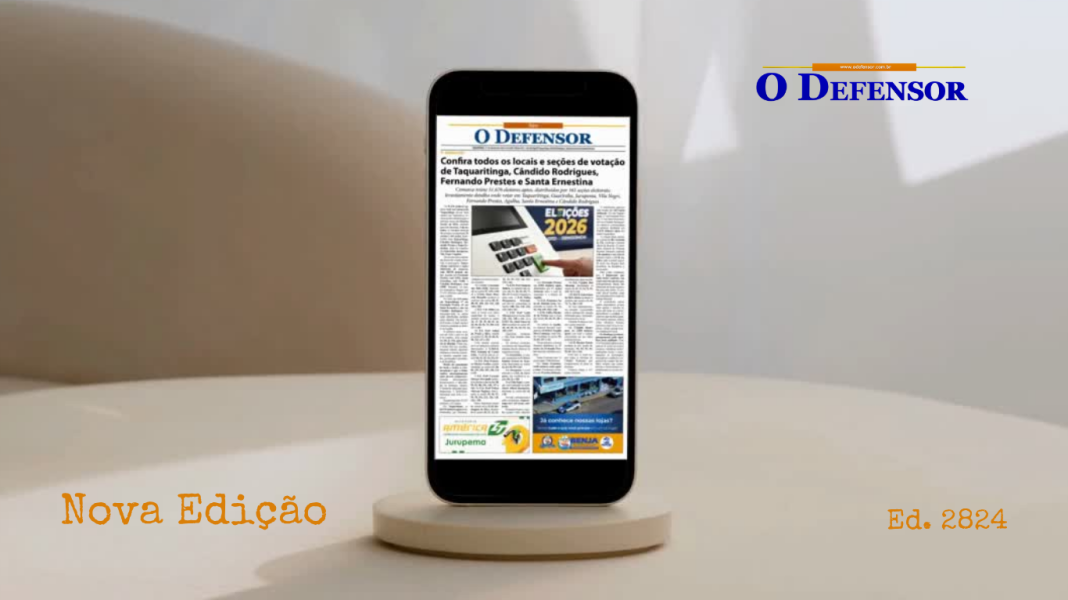 Jornal O Defensor – 1º de outubro de 2026 – Versão Digital