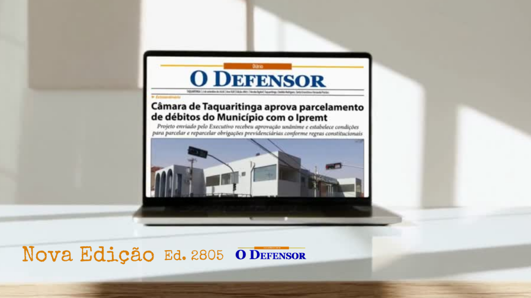 Jornal O Defensor – 2 de setembro de 2026 – Versão Digital