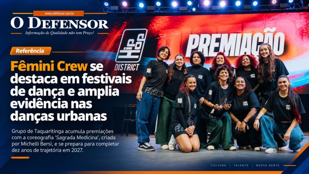 Referência: Fêmini Crew se destaca em festivais de dança amplia evidência nas danças urbanas
